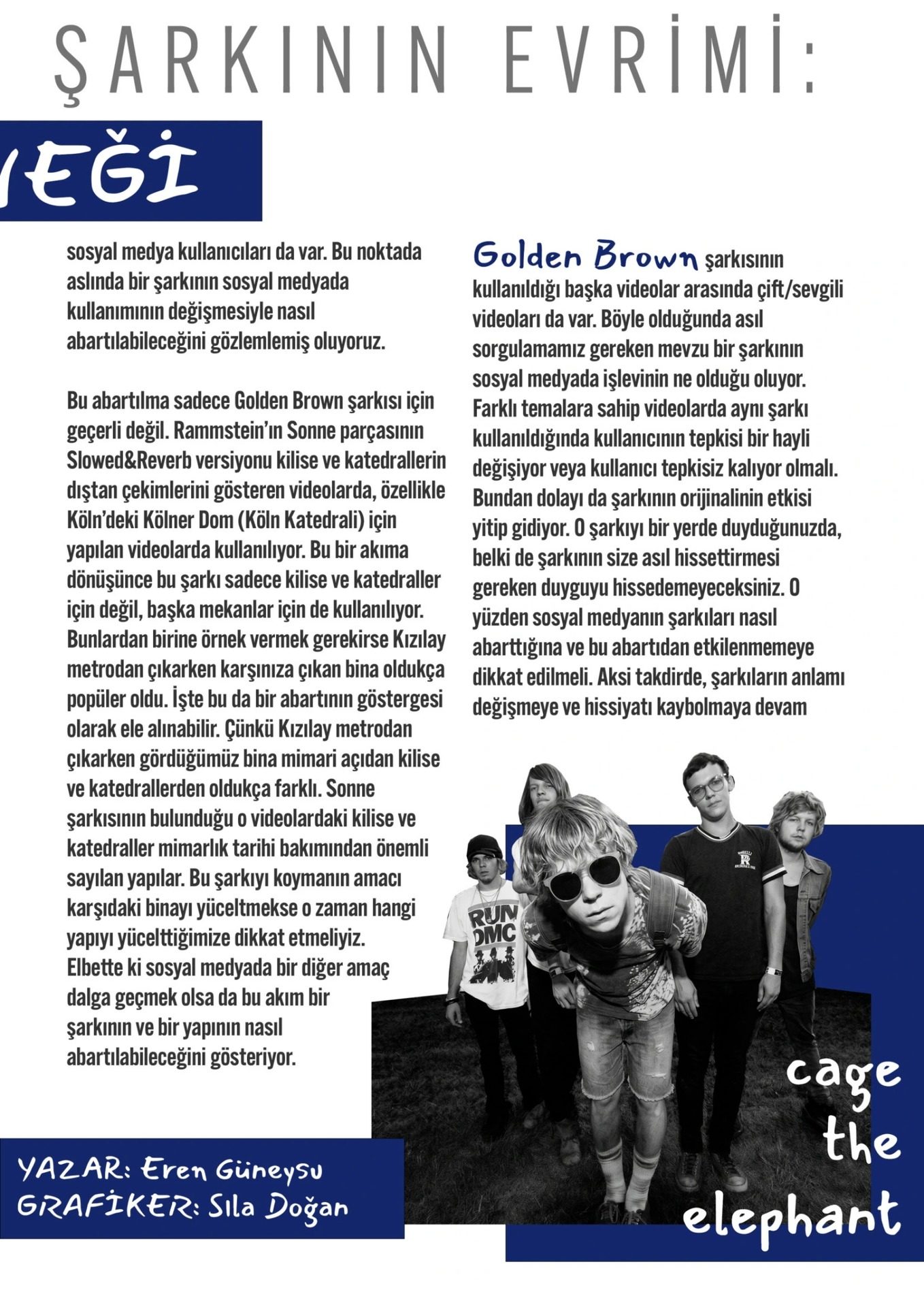 Sosyal Medyada Bir Şarkının Evrimi: Golden Brown Örneği, 2. eser